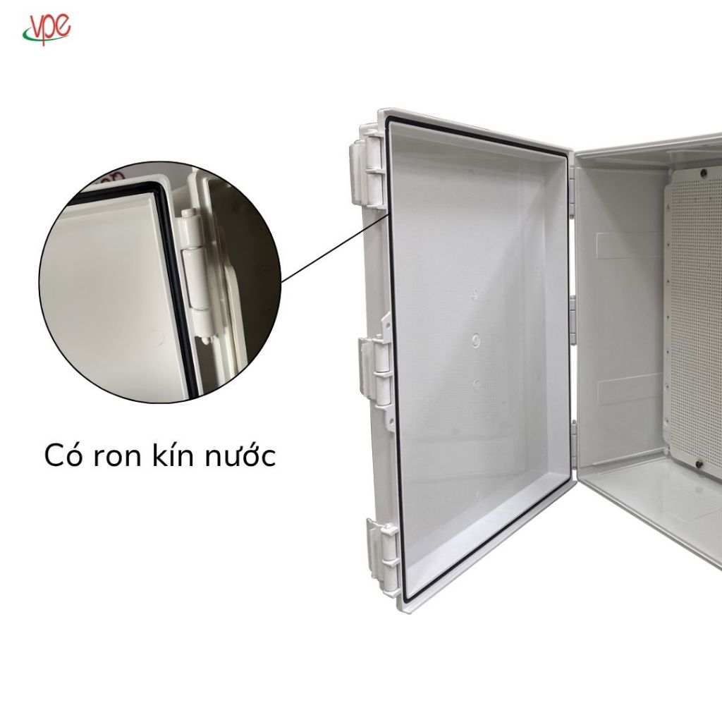 Hộp kỹ thuật nhựa ABS 410x510x210 sử dụng ngoài trời an toàn hiệu quả