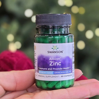 Viên uống Kẽm Glycinate - Albion Zinc Glycinate Swanson - 90 viên
