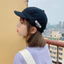 Mũ lưỡi trai vành ngắn chống nắng thêu chữ phong cách cổ điển thời trang cho nam và nữ