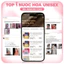 LABOUM Nước Hoa Có Nhũ 50ML Thơm Lâu, Mùi Peach Unisex Hương Thơm Sang Trọng