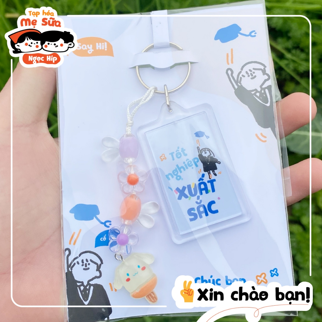 Móc khoá tốt nghiệp - siu cute đáng iu động lực cho các sĩ tử mùa thi (Charm ngẫu nhiên)