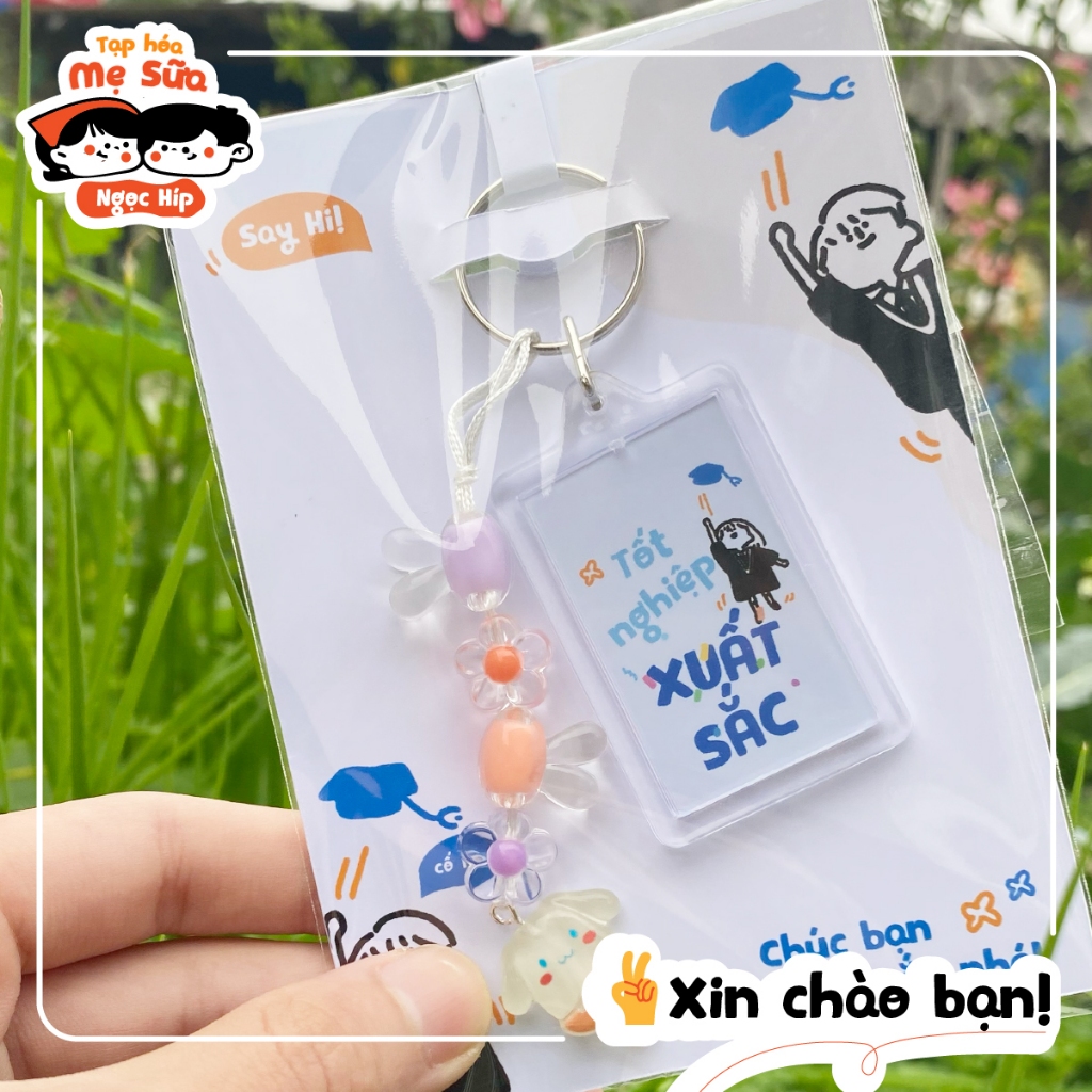 Móc khoá tốt nghiệp - siu cute đáng iu động lực cho các sĩ tử mùa thi (Charm ngẫu nhiên)