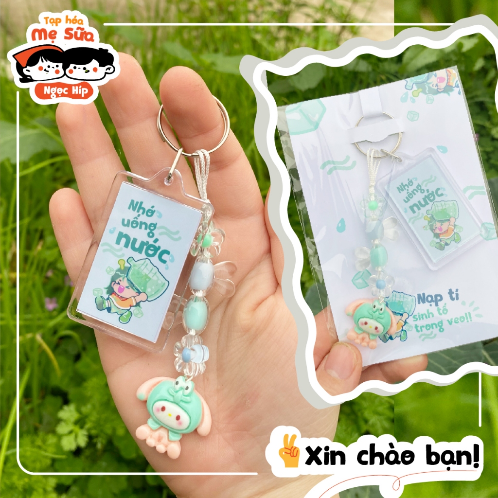 [ Hàng đặt trước số lương nhiều móc khoá] Móc khoá lời nhắn động lực nhắc nhở mỗi ngày cho các bạn (Charm mix ngẫu nhiên