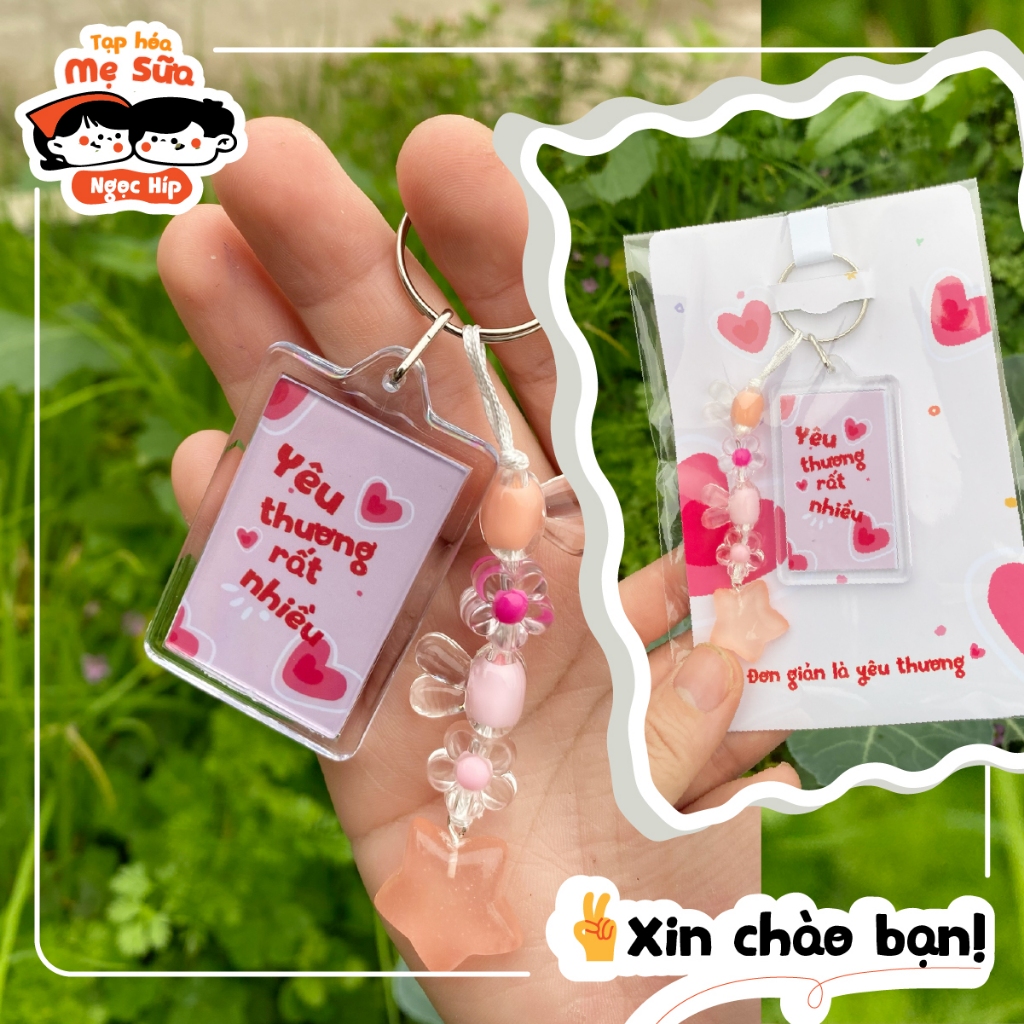 [ Hàng đặt trước số lương nhiều móc khoá] Móc khoá lời nhắn động lực nhắc nhở mỗi ngày cho các bạn (Charm mix ngẫu nhiên