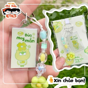 Móc khoá lời nhắn động lực nhắc nhở mỗi ngày cho các bạn (Charm mix ngẫu nhiên)