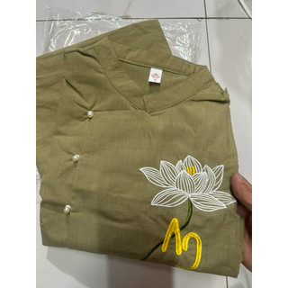 Cài Nút An Nữ # Đồ Lam Đi Chùa