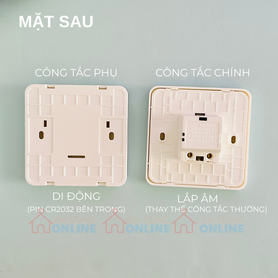 Bộ công tắc thông minh bật tắt đèn 220V từ xa không dây
