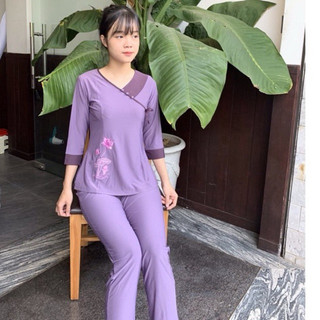 Thun Tim Nơ # Đủ Màu # Quần Áo Đi Chùa Nữ