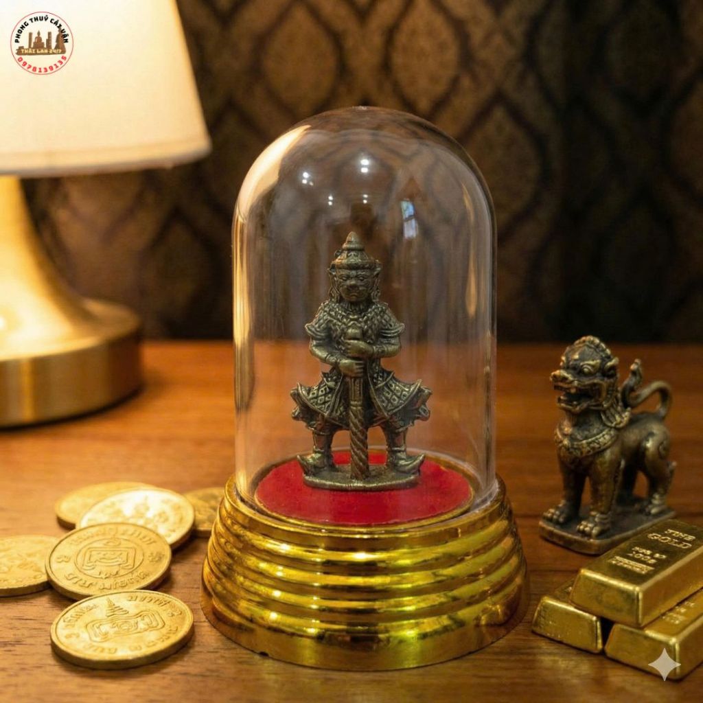 VẬT TRANG TRÍ MINI CẦM TAY – TƯỢNG WESUWAN THÁI LAN CAO 6CM
