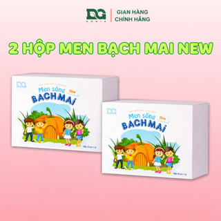 Combo 2 Men sống Bạch Mai New Men vi sinh cho bé Táo bón Biếng ăn Tiêu chảy tiêu Rối loạn tiêu hóa