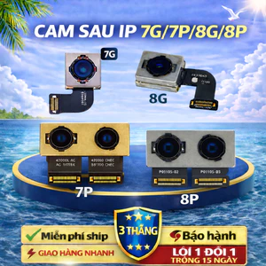 Camera sau cho ip 7/ 7plus/ 8/ 8plus ZIN bóc máy bảo hành 6 tháng