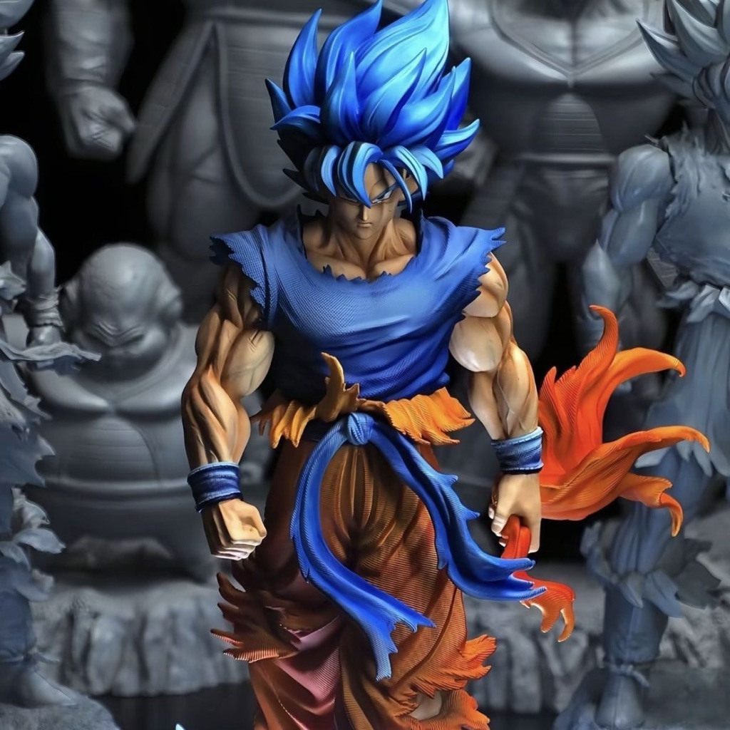 Mô hình dragonball goku super saiya blue nét căng