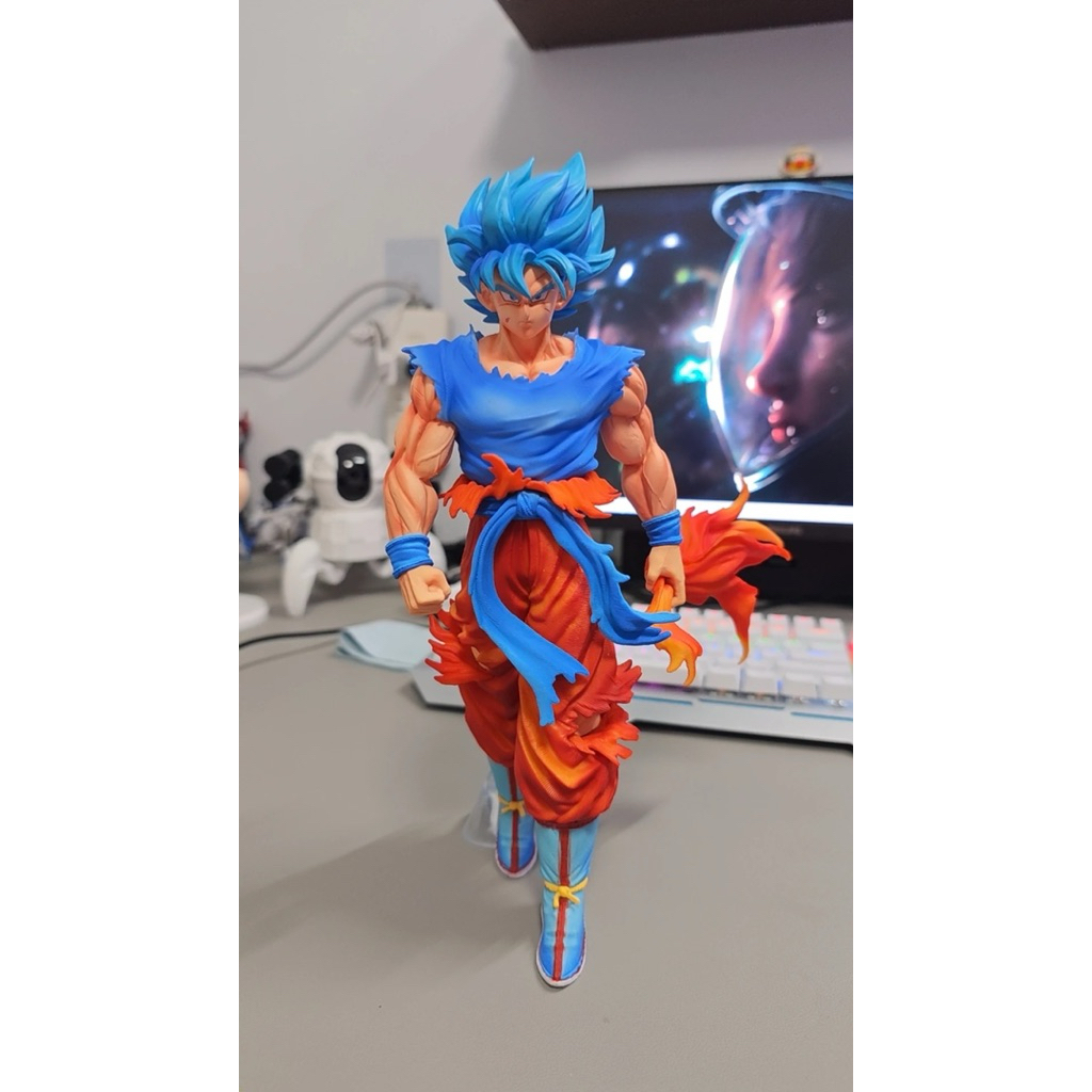 Mô hình dragonball goku super saiya blue nét căng