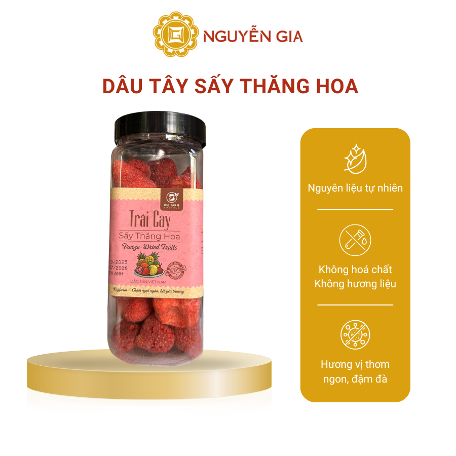 Dâu tây sấy thăng hoa Bigfarm 150g/250g NGDAV0801