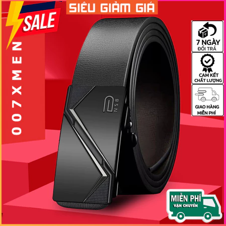 🔥 SỐC 🔥 Thắt lưng nam da cao cấp khóa hợp kim tự động sang trọng lịch lãm - Nịt da bảo hành 12 tháng