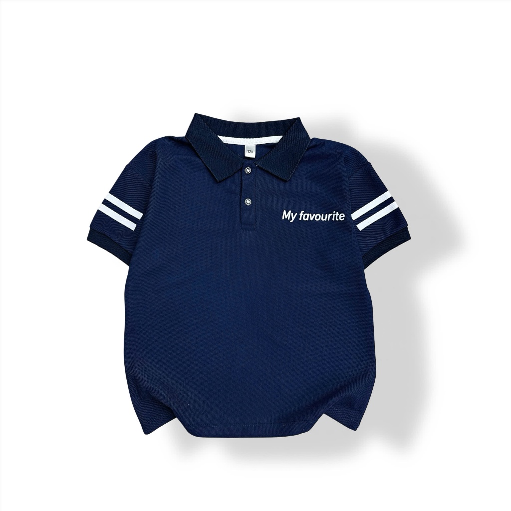 Áo polo cộc tay CAO CẤP chất liệu cotton cá sấu mềm, đứng form cho bé trai từ 17-60kg.
