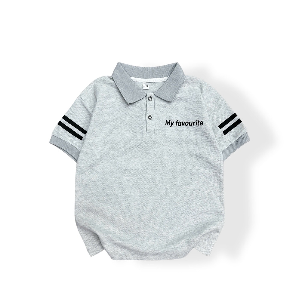 Áo polo cộc tay CAO CẤP chất liệu cotton cá sấu mềm, đứng form cho bé trai từ 17-60kg.