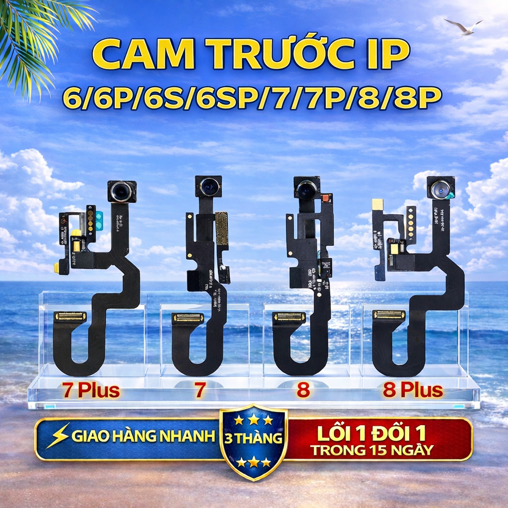 Camera Trước Hàng Bóc Máy Mới Cho Ip 6/6s/6sp/ 7/ 7p/8/8p Zin mới