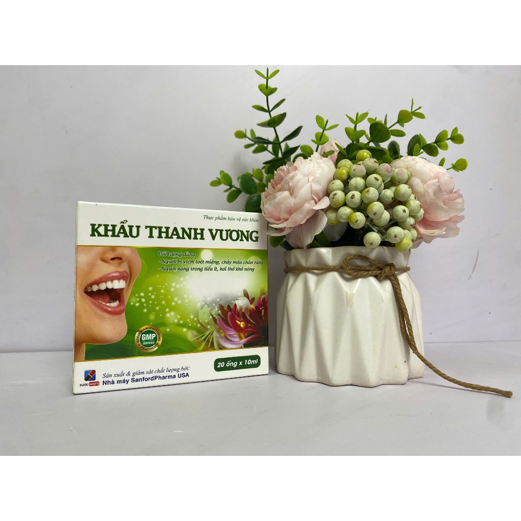 Siro Khẩu Thanh Vương, hỗ trợ thanh nhiệt giải độc, giúp giảm loét miệng, chảy máu chân răng