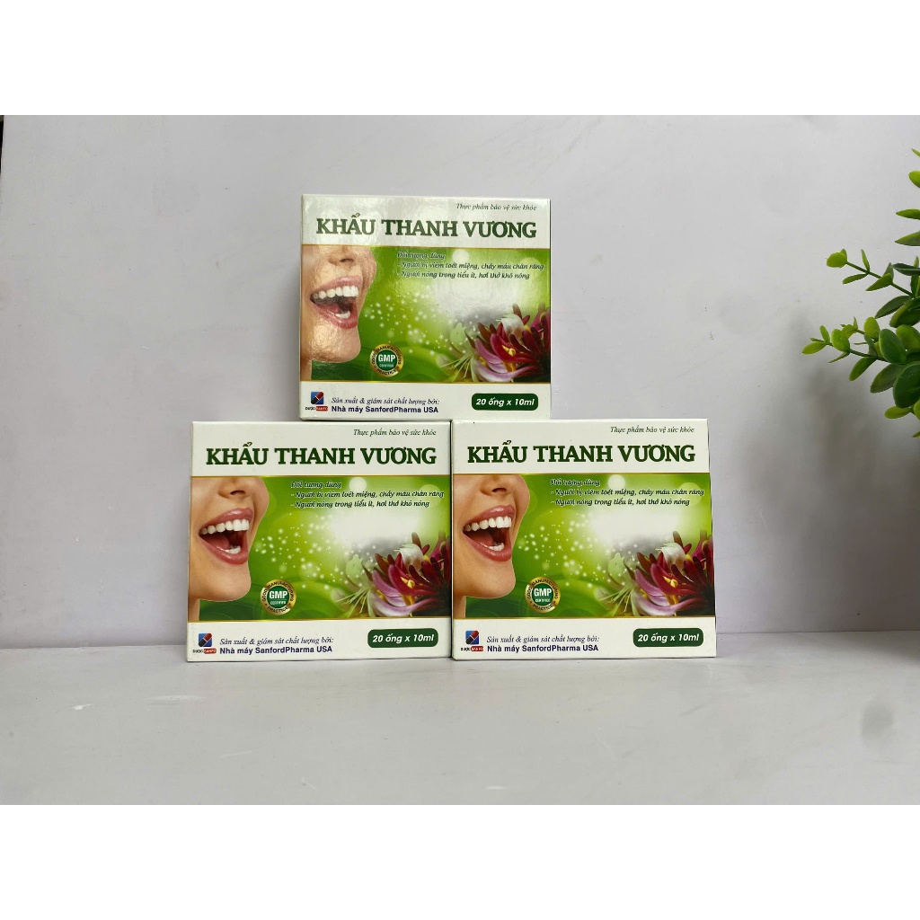 Siro Khẩu Thanh Vương, hỗ trợ thanh nhiệt giải độc, giúp giảm loét miệng, chảy máu chân răng