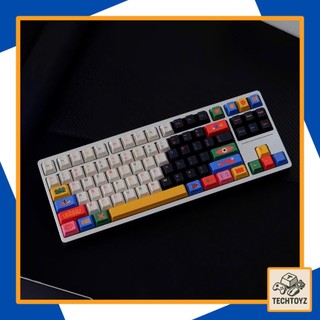 Keycaps Motif Tối Giản - 98 Keys - PBT DyeSub - Cherry Profile