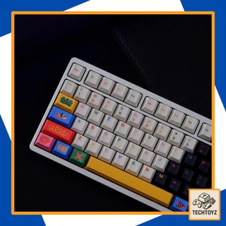 Keycaps Motif Tối Giản - 98 Keys - PBT DyeSub - Cherry Profile