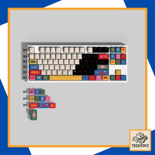 Keycaps Motif Tối Giản - 98 Keys - PBT DyeSub - Cherry Profile