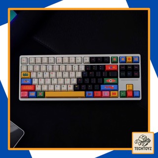 Keycaps Motif Tối Giản - 98 Keys - PBT DyeSub - Cherry Profile