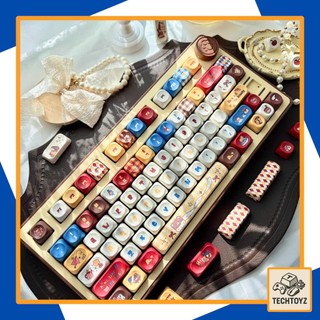 Keycaps Gấu Cute - Keycap Dễ Thương - PBT DyeSub - MOA Profile