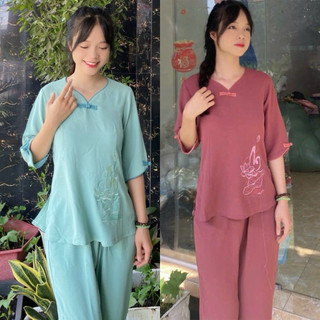 Tim Trầu Vải Đũi Nữ #Quần Áo Nữ Jacket Top Kem Dress Women