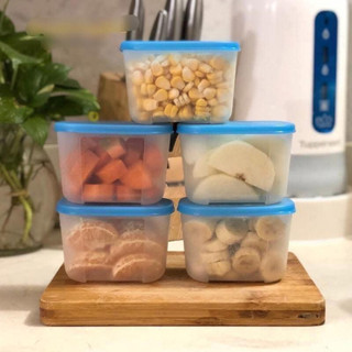 Hộp trữ đông Mini Tupperware 300ml (nắp màu ngẫu nhiên), bảo quản thực phẩm, thức ăn dặm,…