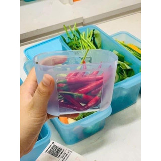 Hộp trữ đông Mini Tupperware 300ml (nắp màu ngẫu nhiên), bảo quản thực phẩm, thức ăn dặm,…