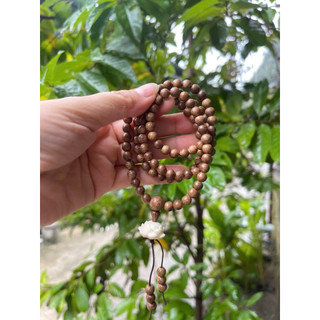 Vòng Đeo Tay Chuỗi Hạt Gỗ Đàn Hương Hoa Sen Nhiều Vòng Tròn Nghệ Thuật retro Phật Giáo Cho Nam Và Nữ