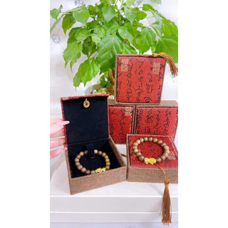 Vòng tay trầm hương cao cấp mix charm tỳ hưu mang lại tài lộc thuận lợi may mắn công việc