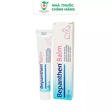 Kem chống hăm Bepanthen Balm 30g - Bayer Đức | Kem bôi dưỡng da giảm hăm tã, mẩn đỏ, nứt nẻ cho bé sơ sinh