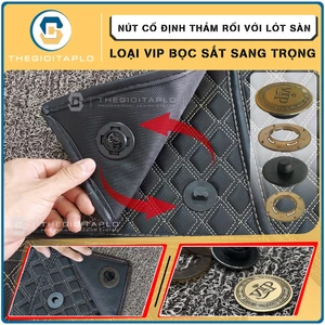 Khuy nút cố định thảm lót sàn ô tô 5D 6D dành cho xe hơi 5,7 chỗ giữ rối không bị xô lệch khi di chuyển