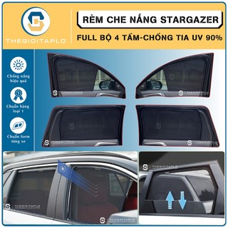 [Hyundai Stargazer] Rèm che nắng,chống tia UV bộ 4 cánh khung thép có nam châm hít cữa tự động tiện lợi dành cho oto