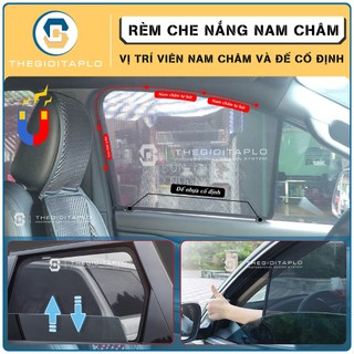 [Mitsubishi XForce] Rèm che nắng,chống tia UV bộ 4 cánh khung thép có nam châm hít cữa tự động tiện lợi dành cho oto