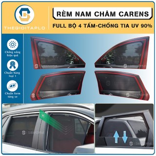 [Kia Carens] Rèm che nắng,chống tia UV bộ 4 cánh khung thép có nam châm hít cữa tự động tiện lợi dành cho oto