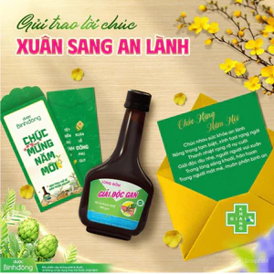 Giúp thanh nhiệt, mát gan, giảm nóng trong cùng Long đởm Giải độc gan Bình Đông (Chai 280ml)