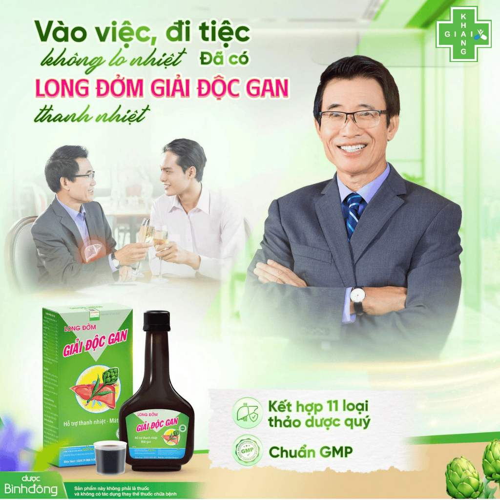 Giúp thanh nhiệt, mát gan, giảm nóng trong cùng Long đởm Giải độc gan Bình Đông (Chai 280ml)