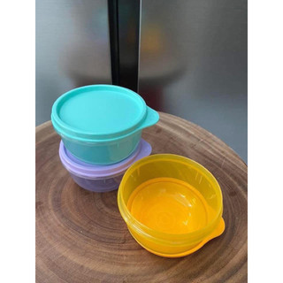 Set 6 hộp trữ khô, trữ mát 230ml tupperware, hộp tròn kín khí, kín mùi