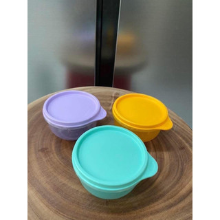 Set 6 hộp trữ khô, trữ mát 230ml tupperware, hộp tròn kín khí, kín mùi