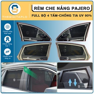 [Mitsubishi Pajero Sport] Rèm che nắng,chống tia UV bộ 4 cánh khung thép có nam châm hít cữa tự động tiện lợi