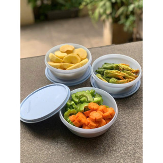 Bowl tròn 600ml Tupperware, bảo quản thực phẩm kín khí, kín mùi