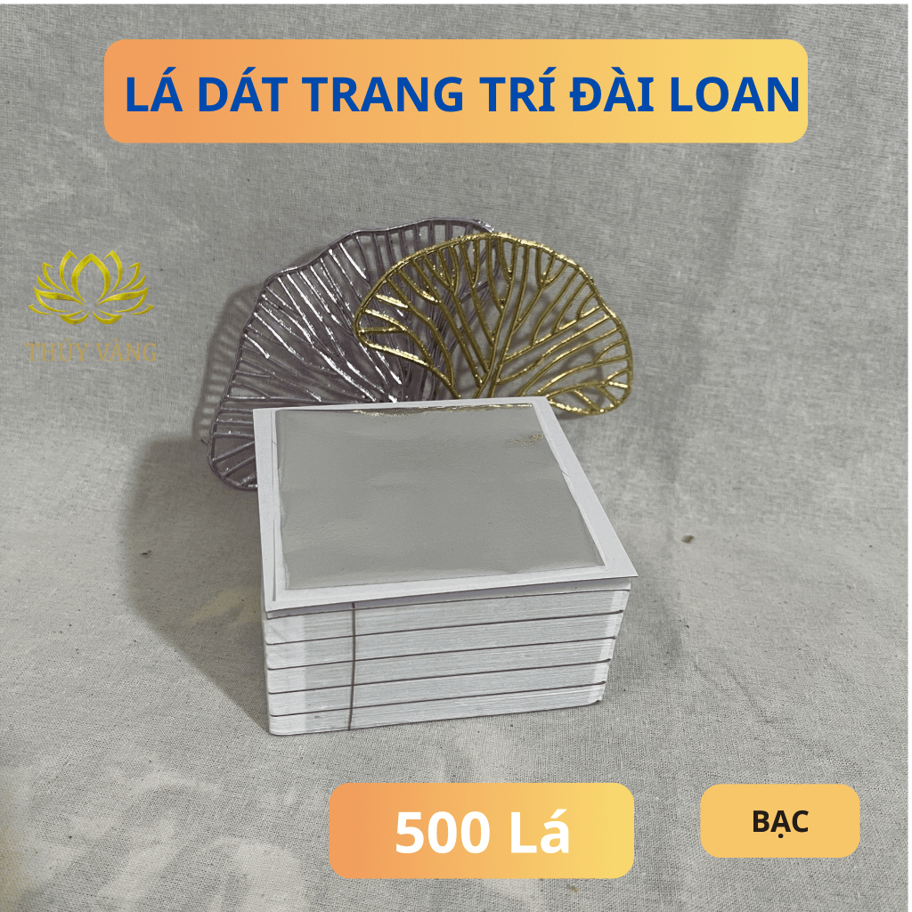 Lá dát trang trí nhiều màu- set 500 lá/100 lá- dễ làm, trang trí nội thất, đồ thờ, thủ công