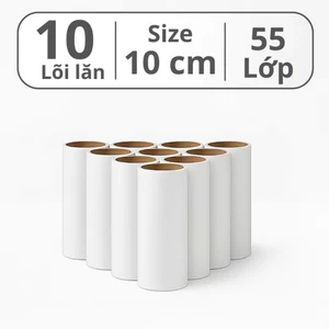 Lõi lăn bụi 10cm, 16cm, 24cm KHÔNG KÈM CÂY LĂN lõi có 55 Lớp Keo Dính Cuộn Giấy Lăn Bụi Thay Thế Dành Cho Cây Lăn Bụi