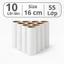 Lõi lăn bụi 10cm, 16cm, 24cm Với 55 Lớp Keo Dính Cuộn Giấy Lăn Bụi Thay Thế Dành Cho Cây Lăn Bụi