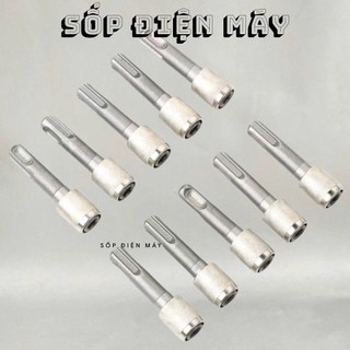 Đầu chuyển đổi máy khoan bê tông đầu gài tròn SDS 4 rãnh sang đầu cặp nhanh lục giác 1/4" 6.35mm