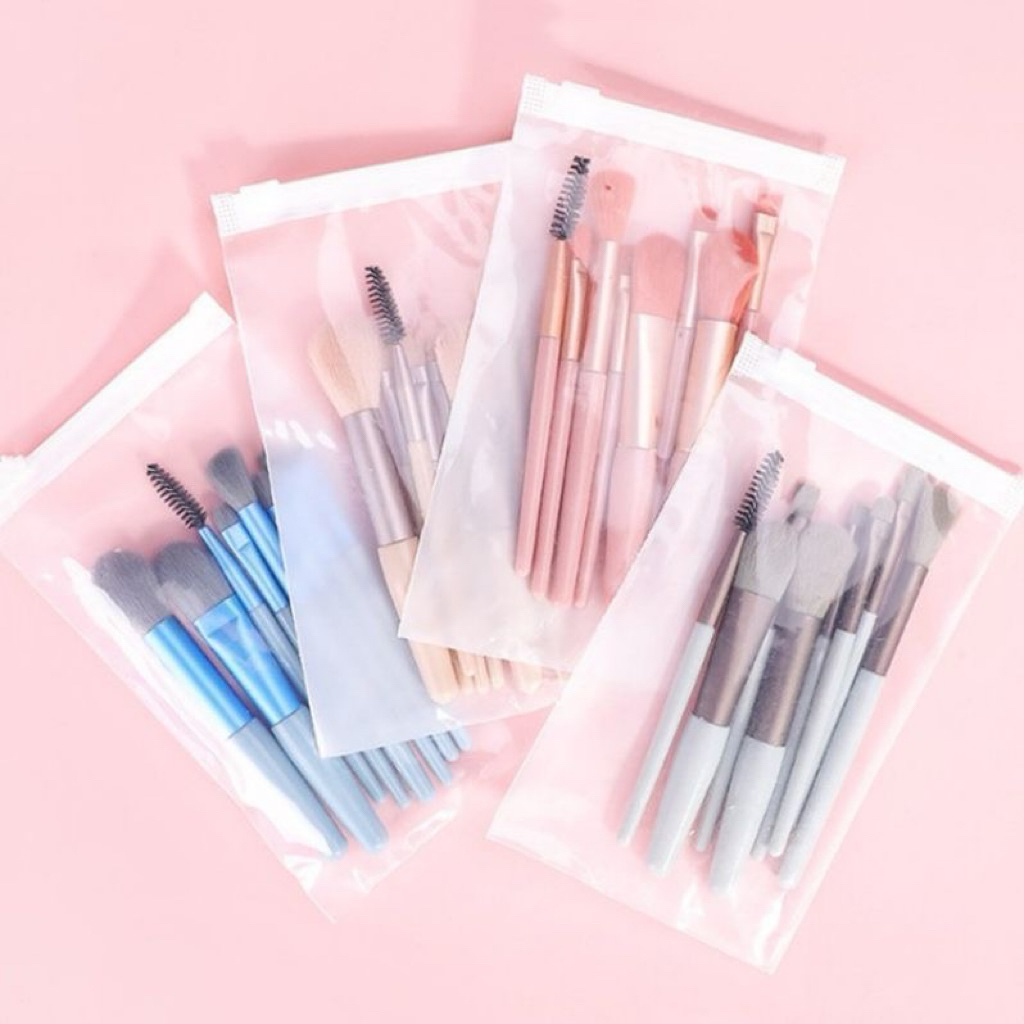 Set 8 Cọ Makeup Mini Cao Cấp – Cọ Trang Điểm Lông Mềm, Đa Năng, Tiện Du Lịch, Phù Hợp Người Mới